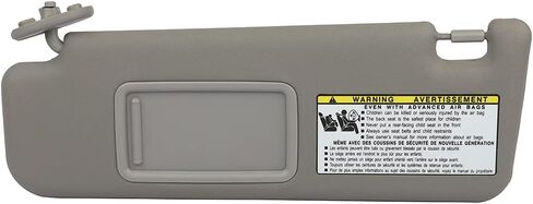 حاجب الشمس للسيارة من الجانب الأيسر للسائق - متوافق مع 2004 2005 2006 2007 2008 لسيارة Toyota 4Runner Gray استبدال حاجب الشمس للسيارة OE 74320-3D050-B0 بدون فتحة سقف in Kuwait