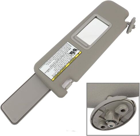 حاجب الشمس للسيارة من الجانب الأيسر للسائق - متوافق مع 2004 2005 2006 2007 2008 لسيارة Toyota 4Runner Gray استبدال حاجب الشمس للسيارة OE 74320-3D050-B0 بدون فتحة سقف in Kuwait