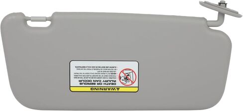 استبدال حاجب الشمس للجانب الأيسر والأيمن - 1999-2004 لسيارة Ford F-250 Super Duty 5.4L/6.8L/5.4L ظلة رمادية OE 852201C200QS 85220-1C200QS بدون فتحة سقف in Kuwait