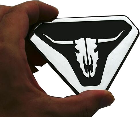 1pc Custom New Emblem 3D Badge Logo Compatible with Badlands Bronco Truck Sport Offroad 4x4 (Black Red) in Kuwait