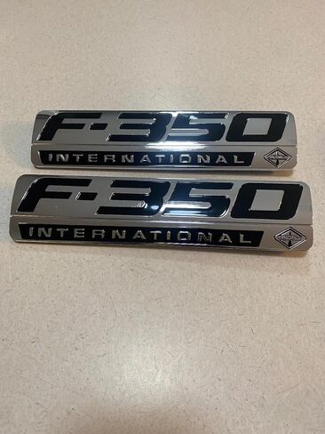 Vintage New 350 International Fender Emblem Nameplate Compatible with 05-07 Badge Side 350 Logo Set in Kuwait