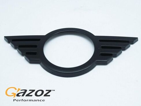Front & Rear Glossy Black Emblem Badge Cover Overlays Compatible with F55 F56 F57 LCI After Facelift Model in Saudi Arabia