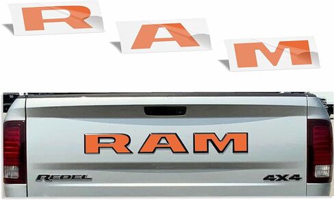 Reflective Concepts - RAM Tailgate Emblem Overlay Decal -Fits: 2015-2018 Ram Rebel (Gloss Red) in Saudi Arabia