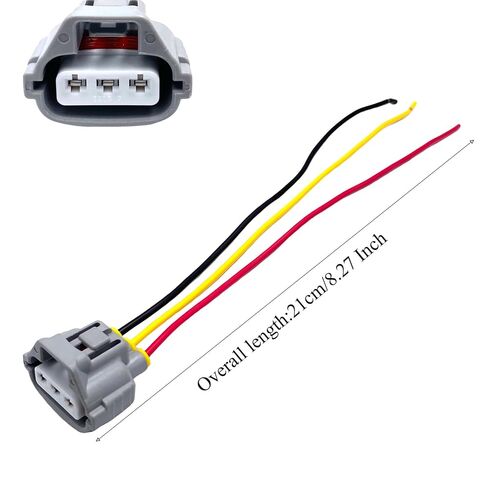 2 Sets Front Turn Light Signal Bulb Socket with 3 Pin Pigtail Wire Compatible with Toyota Tacoma RAV4 Camry 4Runner Venza Sequoia 2005-2015 Replace#90075-60060 90980-11020 in Kuwait