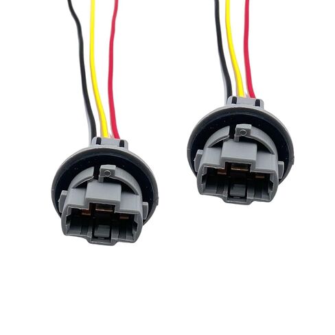 2 Sets Front Turn Light Signal Bulb Socket with 3 Pin Pigtail Wire Compatible with Toyota Tacoma RAV4 Camry 4Runner Venza Sequoia 2005-2015 Replace#90075-60060 90980-11020 in Kuwait