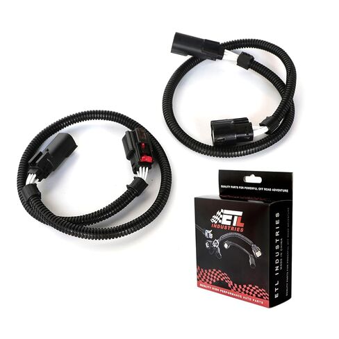 2Pcs 12" 6 Pin Oxygen Sensor Extension Harness Wires for Ford Mustang GT 5.0L V8 and 3.7L V6 2015-2017 Rectangular Connector Front in Saudi Arabia