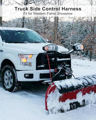 28587 حزام التحكم في كابل البطارية الجانبي للشاحنة مناسب لـ Western Fisher Blizzard SnowEx Snowplow، 2 مقابس وحدة عزل الأسلاك المرنة للأسطول in Saudi Arabia