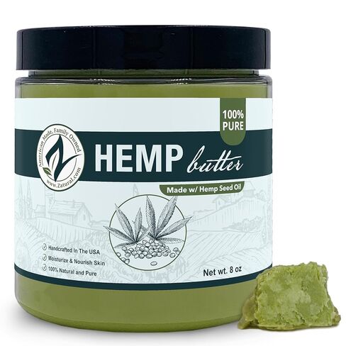 HEMP BUTTER | 100% pure |organic | raw | handcrafted | vegan (1,000mg 8oz) in Kuwait