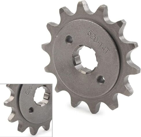 FSFY 520 14T 20mm Chain Front Sprocket Cog for 125cc-250cc Dirt Pit Bike ATV Go Kart in Kuwait