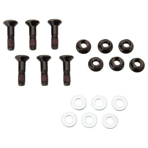 Bolt Hub-Savers Double Locked Sprocket Fastening Kit Black for Honda XR100R 1985-2003 in Kuwait