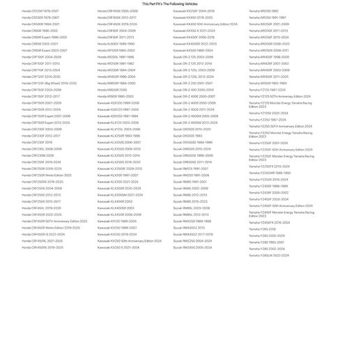 Bolt Hub-Savers Double Locked Sprocket Fastening Kit Black for Honda XR100R 1985-2003 in Kuwait