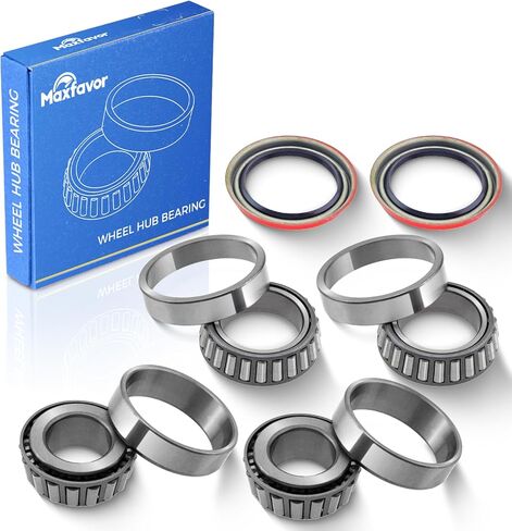 MAXFAVOR 6PCS Front Wheel Bearing for 1986-1975 Chevy C10 Heavy Duty Brakes/1974-1971 Chevy C10 Pickup Heavy Duty Brakes/1986-1971 Chevy C10 Suburban Heavy Duty Brakes WTA5 WTA3 WS8871 in Saudi Arabia