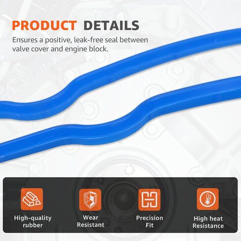 مجموعة حشية غطاء الصمام تناسب محركات LS 4.8 5.3 5.7 6.0 6.2L 1999-2020 V8 المتوافقة مع Chevy Silverado 1500 2500 Suburban Tahoe Trailblazer لـ GMC Sierra Savana Yukon Envoy VS50504R1 VS50250A in Kuwait