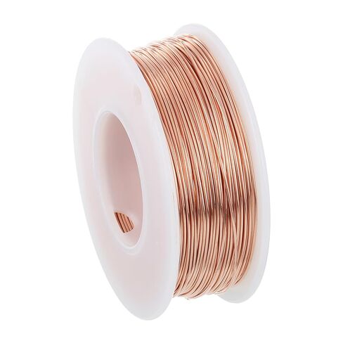 PATIKIL 32 Gauge 99.9% Copper Wire, 20m/65.6ft Pure Copper Flexible Wire Coil 0.2mm Craft Wire for Jewelry Making Beading Garden Plants in Kuwait