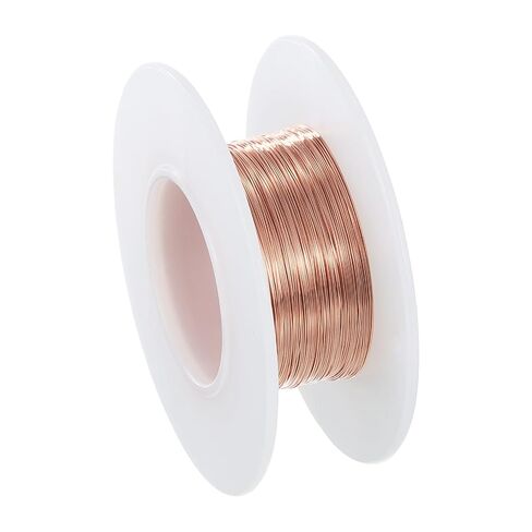 PATIKIL 32 Gauge 99.9% Copper Wire, 20m/65.6ft Pure Copper Flexible Wire Coil 0.2mm Craft Wire for Jewelry Making Beading Garden Plants in Kuwait