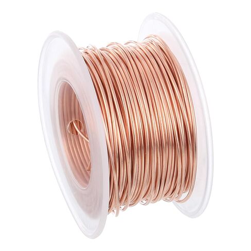 PATIKIL 32 Gauge 99.9% Copper Wire, 20m/65.6ft Pure Copper Flexible Wire Coil 0.2mm Craft Wire for Jewelry Making Beading Garden Plants in Kuwait