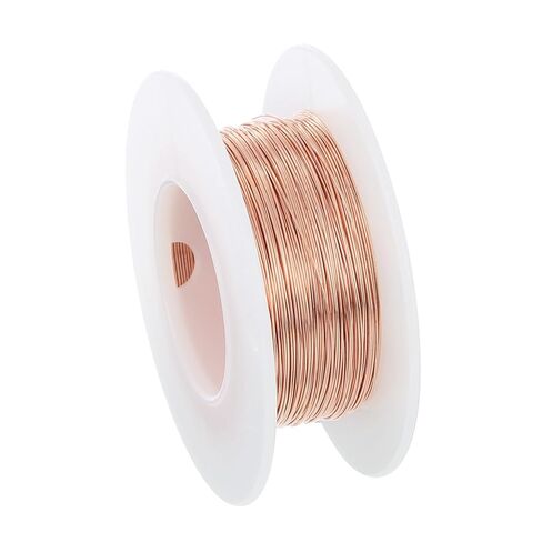 PATIKIL 32 Gauge 99.9% Copper Wire, 20m/65.6ft Pure Copper Flexible Wire Coil 0.2mm Craft Wire for Jewelry Making Beading Garden Plants in Kuwait
