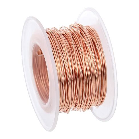 PATIKIL 32 Gauge 99.9% Copper Wire, 20m/65.6ft Pure Copper Flexible Wire Coil 0.2mm Craft Wire for Jewelry Making Beading Garden Plants in Kuwait