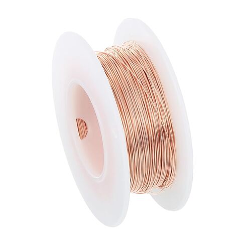 PATIKIL 32 Gauge 99.9% Copper Wire, 20m/65.6ft Pure Copper Flexible Wire Coil 0.2mm Craft Wire for Jewelry Making Beading Garden Plants in Kuwait