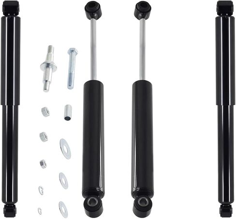 PM Auto Set of 4 Front Steering Damper-Rear Shock Absorber Compatible With 1999-2004 Jeep Grand Cherokee in Saudi Arabia
