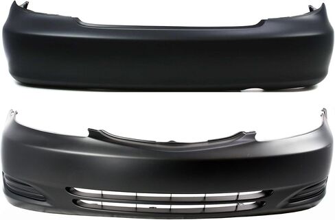 مجموعة غطاء المصد Garage-Pro لسيارة Toyota Camry 2002-2004 USA، غطاء المصد الأمامي وغطاء المصد الخلفي، مُجهز in Saudi Arabia