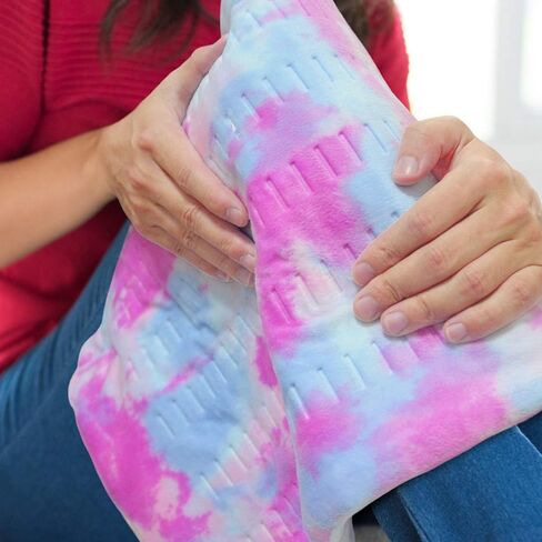 GOQOTOMO Heating Pad Fast-Heating Technology for Back/Waist/Abdomen/Sh-oulder/Neck Pain and Cramps Relief - Moist and Dry Heat Therapy with Auto-Off Hot Heated Pad by-Colorful in Kuwait