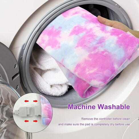 GOQOTOMO Heating Pad Fast-Heating Technology for Back/Waist/Abdomen/Sh-oulder/Neck Pain and Cramps Relief - Moist and Dry Heat Therapy with Auto-Off Hot Heated Pad by-Colorful in Kuwait