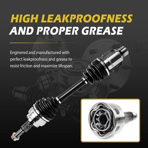 [4WD/AWD] Front CV Axle for 2006-2010 Dodge Ram 1500-2011 Ram 1500-2007 2008 2009 Shaft Assembly Left Right Replacement Pair - 60-3404 in Kuwait