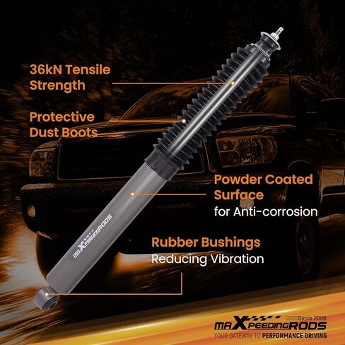 maXpeedingrods Fit 0-1.5" Lift Rear Shocks for Toyota Tundra 2000-2006 2WD 4WD, G1 Version in Saudi Arabia