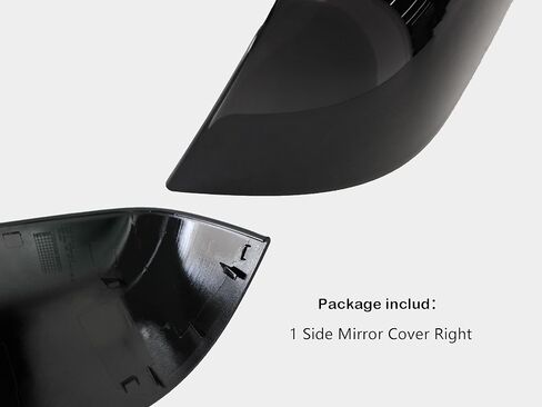 AUCERAMIC متوافق مع طراز Tesla 3 أسود يمين غطاء مرآة الرؤية الخلفية 2017 2018 2019 2020 2021 2022 2023 2024 2025 1092292-00 1092292-00-D in Saudi Arabia