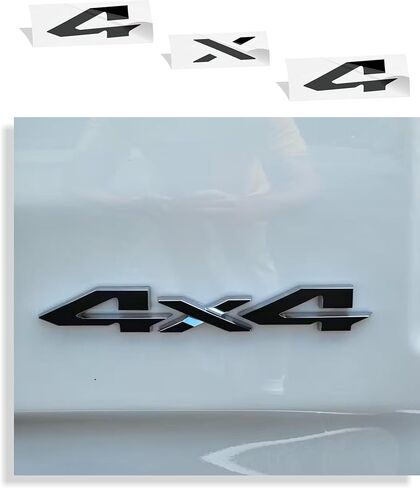 Reflective Concepts 4x4 Emblem Overlay Decal Sticker -Fits: 2019-2026 Ram, NOT for Classic - (Color: Gloss Black) in Saudi Arabia