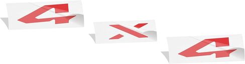 Reflective Concepts 4x4 Emblem Overlay Decal Sticker -Fits: 2019-2026 Ram, NOT for Classic - (Color: Gloss Black) in Saudi Arabia