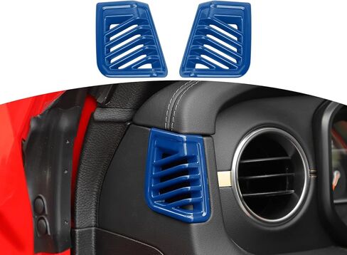 for Wrangler Dash Side Air Vent Cover Trim for Jeep Wrangler/Gladiator 2024-Present Blue Interior Accessories 2pcs in Kuwait