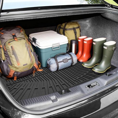 Taurus Floor Mats - Car Mats for Ford Taurus Gasoline 2010-2019, All Weather Floor Mats and Cargo Liner for Taurus Accessories, Heavy Duty Rubber Mats, Car Accessories in Saudi Arabia