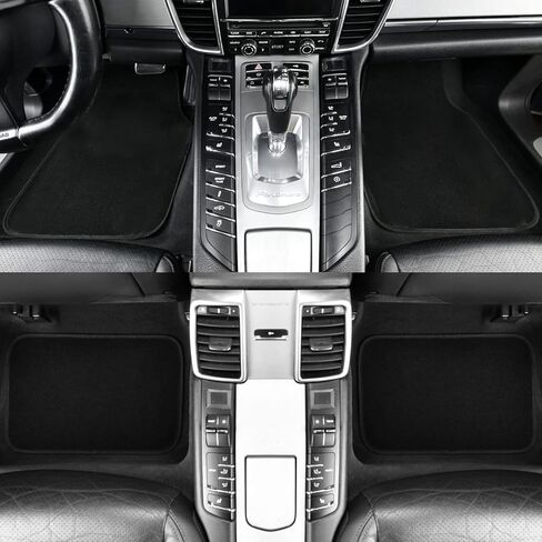 Mythoria Car Floor Mats Full Set Fit for Mini Cooper R56 2008 2009 2010 2011 2012 2013 2014 | All-Weather Protection,Black, Velour Carpet | Waterproof, with Anti-Slip Backing in Kuwait