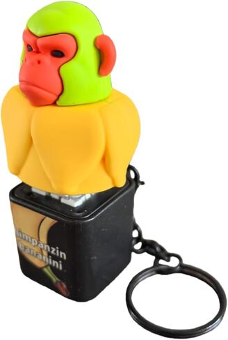 Tung Tung Sahur Buttons Keychain - Italian Voice Clicker with LED Lights, Tactile Feedback Keyring for Stress Relief in Saudi Arabia