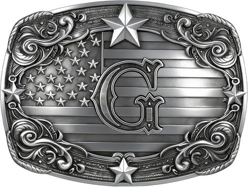 إبزيم الحزام الغربي للرجال، أبازيم حزام كاوبوي روديو تكساس القديمة من ABCDJMR إلى Z in Kuwait