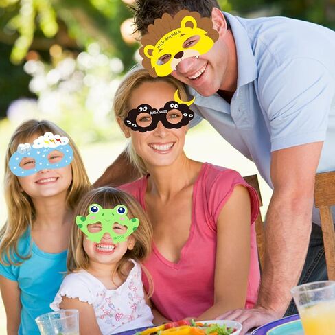 10 Pcs Passover Masks Decorations,Frogs Locust Plagues Theme Colorful Pesach Felt Face Masks Passover Party Favors Costume Accessories Seder Decoration in Kuwait