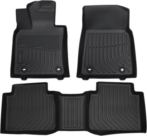 Priprilod 3pc TPE Floor Mats Cargo Liner Set, Compatible with Lexus ES350 ES300H FWD ONLY 2019 2020 2021 2022 2023 2024 2025, Front & 2nd Row Full Set Car Interior Accessories in Saudi Arabia