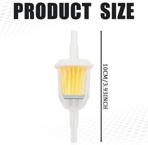 2PCS Gas Inline Fuel Filters with Magnet, 1/4" and 5/16" Motorcycle Fuel Filter, Small Engine fuel Filter, Gas Inline Fuel Filters for Small Engines, Snowmobiles, Tractors, Car Accessories in Kuwait
