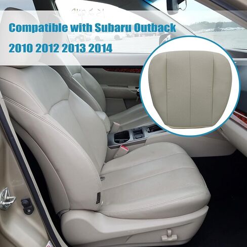 Priprilod Tan Perforated Leather Driver Side Bottom Replacement Seat Cover Compatible with Subaru Outback 2010 2011 2012 2013 2014 in Saudi Arabia