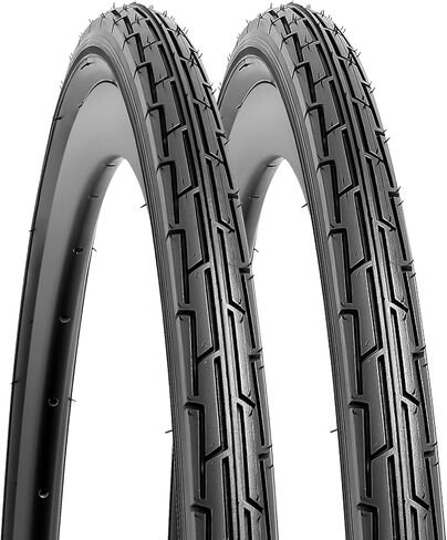 YUNSCM 2-PCS 700C Bike Tires 700x35C/37-622 and 700C Heavy Duty Bike Tubes Presta Valve with 2 Rim Strips Compatible with 700 x 33C 700x34C 700x35C 700x36C 700x37C Bike Bicycle Tires and Tubes (Y1076) in Saudi Arabia