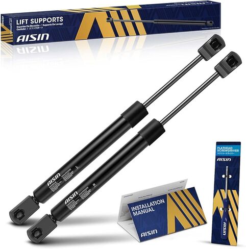 AISIN GASFD-00655 Front Hood Lift Supports Shock Struts - Compatible with Ford F-150 1995-2004, F-150 Heritage 2004, F-250 1995-1999, F-250 HD 1997, Expedition 1997-2006 - Set of 2 in Saudi Arabia