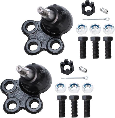 ديترويت المحور - طقم تعليق FWD 14 قطعة لسيارة Chevy Impala Monte Carlo Pontiac Grand Prix Buick LaCrosse Regal Century، محاور محمل العجلات، قضبان ربط، مفاصل كروية، استبدال أحذية قضبان التأرجح الأمامية والخلفية in Kuwait