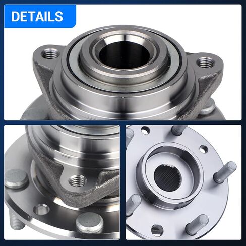 Autoround Pair 513013 Front/Rear Wheel Hub and Bearing Assembly Fit for Chevy S10/GMC S15 1983-90 (4WD), Corvette 84-96, Cadillac Eldorado/Seville 80-85, Buick Riviera/Oldsmobile Toronado 1979-85 in Saudi Arabia