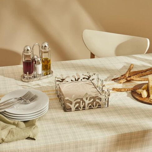 Alessi ESI18 "Mediterraneo" Paper Napkin Holder, Silver in Kuwait