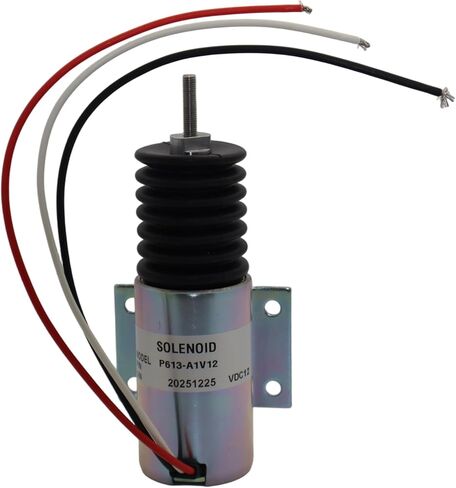 12V Pull Solenoid P613-A1V12 P613A1V12 For Trombetta Engine 3 Terminals in Saudi Arabia