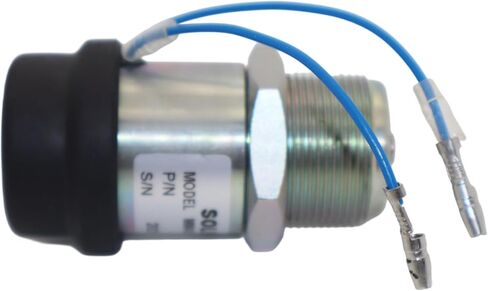 12V Fuel Shutoff Stop Solenoid 195-8411 1958411 For Caterpillar CAT 304 305 303 302.5C in Saudi Arabia