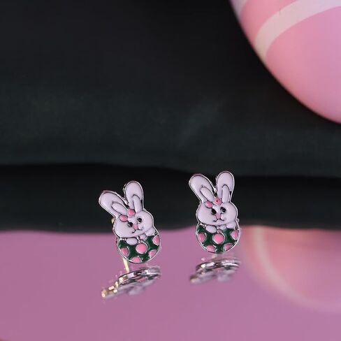 Easter Earrings for Women Cute Bunny Earrings Colorful EasterEgg Dangle Earring Spring Earring EasterHoliday Jewelry Easter Basket Stuffers Gift for Women in Saudi Arabia