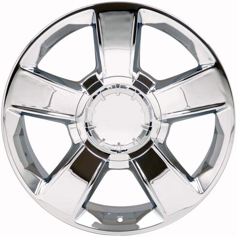 OE Wheels CV79 20 Inch Rims and Tires Fit Tahoe Style 6x139.7 20x8.5 Chrome - Hollander 5651 - TerraMax RT 275/55-20 (Set of 4) in Kuwait